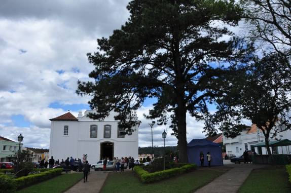 Praça central da Lapa, no Paraná